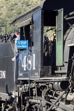 Vintage steam train / Durango (Colorado)