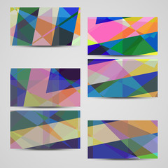 Vector business-card  set for your design.