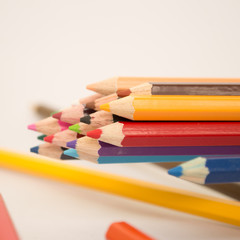 Obraz premium coloured pencil