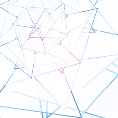 Blue and Pink Light Abstract Triangle Background | EPS10 Vector Design Illustration