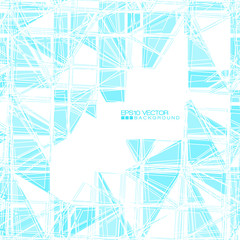Blue Mosaic Vector Background | EPS10 Illustration