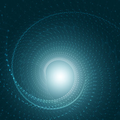 3D Abstract Data Lines Background | EPS10 Vector Illustration