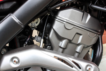 Obraz na płótnie Canvas Motorcycle engine