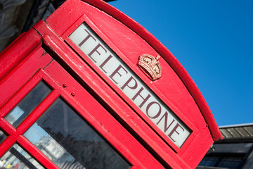 Typical London phone booth