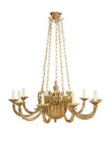 Luxury golden chandelier