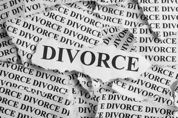 Fototapeta premium Torn Divorce