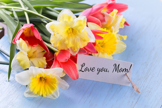 Daffodils, tulips for Mother's Day