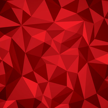 Abstract vector geometry background, red planes