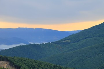 Obraz premium Morning in Carpathians
