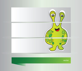 Funny Monster banners