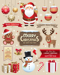 Christmas and new year elements - 69417505