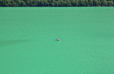 kayak on lake