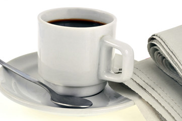 Café et revue de presse