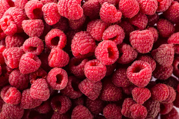 Raspberry fruit background