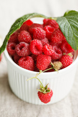 fresh raspberries