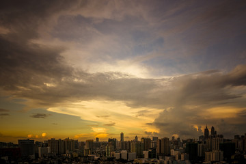 Fototapeta premium skyline in night