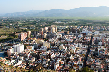 Fototapeta na wymiar Ciudad Cullera, España