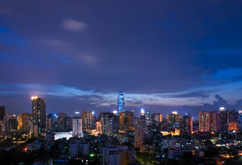 Fototapeta premium skyline in night