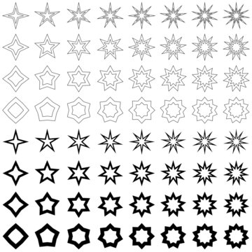 Star icon collection