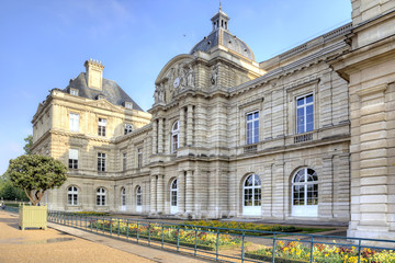 Fototapeta na wymiar Luxembourg Palace. French Senate