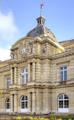 Fototapeta na wymiar Luxembourg Palace. French Senate
