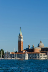 Fototapeta na wymiar Venice view on a bright summer day