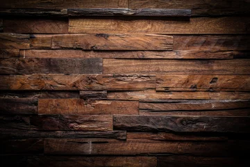 Fotobehang Hout ontwerp van donkere houten achtergrond
