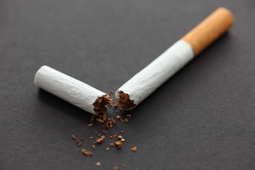 Broken cigarette