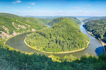 Hairpin Curve in the River Saar