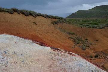 Roches colorées islandaises