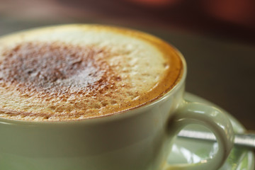Cup of cappuccino