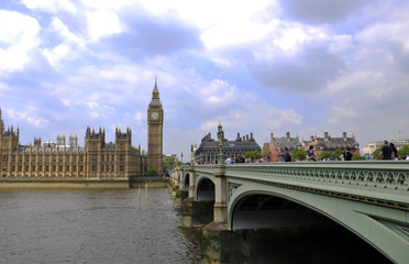 Fototapeta na wymiar Big Ben and House of Parliament , London