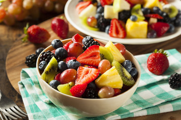 Heallthy Organic Fruit Salad