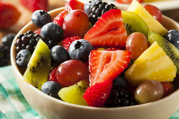 Heallthy Organic Fruit Salad