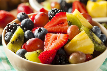 Heallthy Organic Fruit Salad