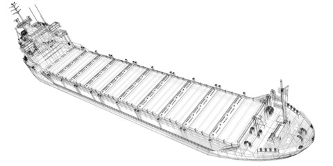 Obraz premium barge , ship