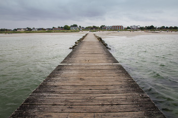 Obraz premium Steg im Meer