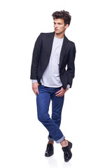 Fototapeta premium Full body of a fashion man