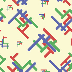 Seamless texture with abstract grids 2