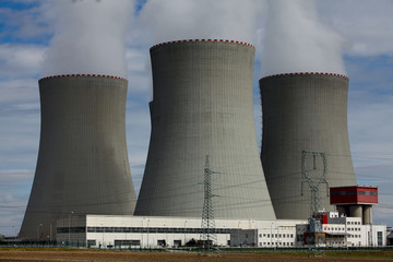 Nuclear power plant Temelin in Czech Republic Europe