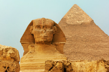 The Sphinx and Pyramids