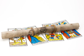 Old magic parchment with good draw