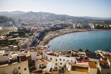 destination pe&ntilde;&iacute;scola village views from the castle of Papa Lu