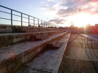 Empty stadium