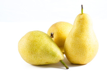 Ripe Pears studio isolated on white background