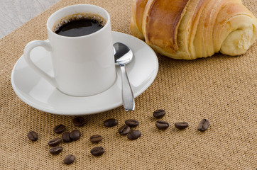 Cup of black coffee