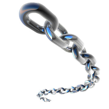 3D Chrome Chain