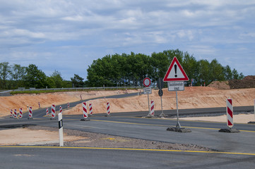 Construction site road
