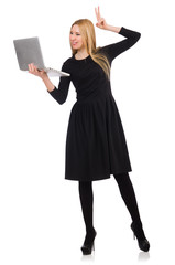 Woman businesswoman in business concept
