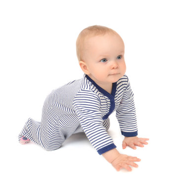 Infant child baby toddler sitting or crawling